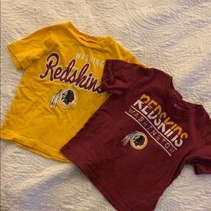 Like new 3t redskins t shirts